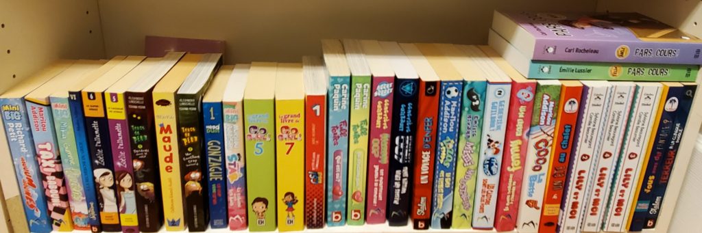 French Books: CHILDREN’S FRENCH BOOK CORNER is a bookstore in Toronto that sells a variety of French books for children, preschool to grade 8. There is a lovely assortment of great easy books for the children who are learning French as a second language and books for those that French is their first language. We also provide books to assist teachers and librarians. Search: Children French books Toronto, livres pour enfants Toronto, French bookstore Toronto, librairie française Toronto, French kids books Toronto, Beaches Toronto, cartes de souhaits Toronto, French greeting cards Toronto, French books Toronto, livres en français Toronto, littérature jeunesse Toronto, children literature Toronto, kids books Toronto, roman jeunesse, French immersion books, core French books, bookstore, librairie Toronto, Kids, children, enfants, Toronto French bookstore, French bookstore Canada, where to buy French books in GTA, children’s French book corner